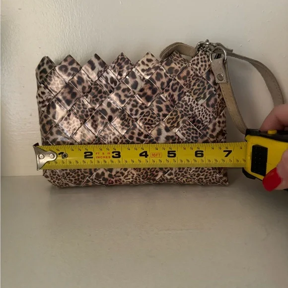 Nahui Ollin Leopard Print Wristlet - Picture 5 of 6